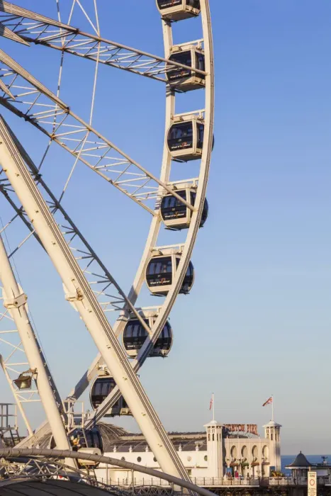 Framed Print : England, East Sussex, Brighton, Brighton Wheel Framed Print : England, East Sussex, Brighton, Brighton Wheel