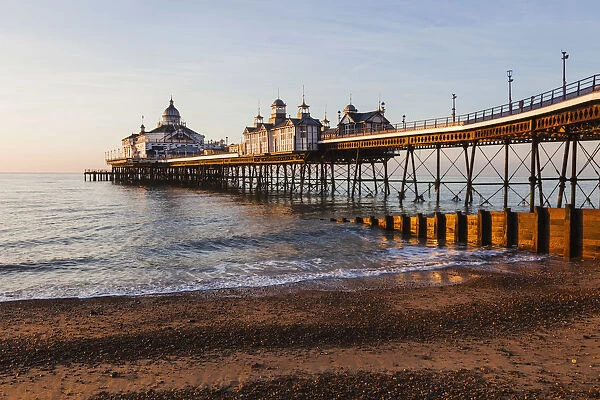 England, East Sussex, Eastbourne, Eastbourne Pier at Dawn