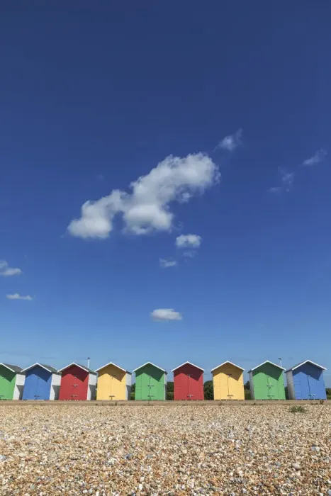 Framed Print : England, East Sussex, Eastbourne, Colourful Beach Huts Framed Print : England, East Sussex, Eastbourne, Colourful Beach Huts