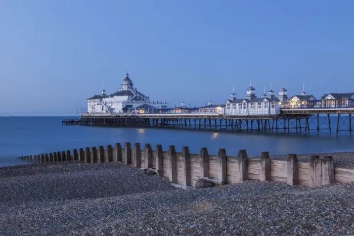 Framed Print : England, East Sussex, Eastbourne, Eastbourne Pier