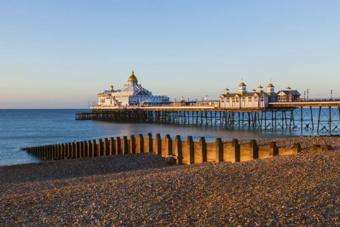 Framed Print : England, East Sussex, Eastbourne, Eastbourne Pier