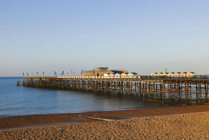Framed Print : England, East Sussex, Hastings, Hastings Pier Framed Print : England, East Sussex, Hastings, Hastings Pier