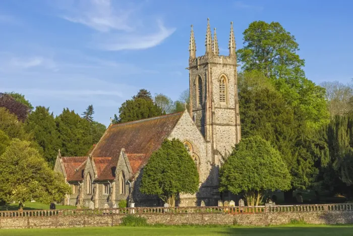 Framed Print : England, Hampshire, Alton, Chawton, Parish Church of St. Nicholas Framed Print : England, Hampshire, Alton, Chawton, Parish Church of St. Nicholas