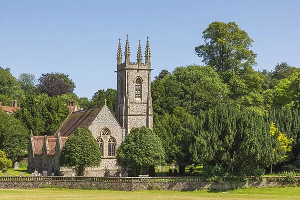 England, Hampshire, Alton, Chawton, Parish Church of St. Nicholas