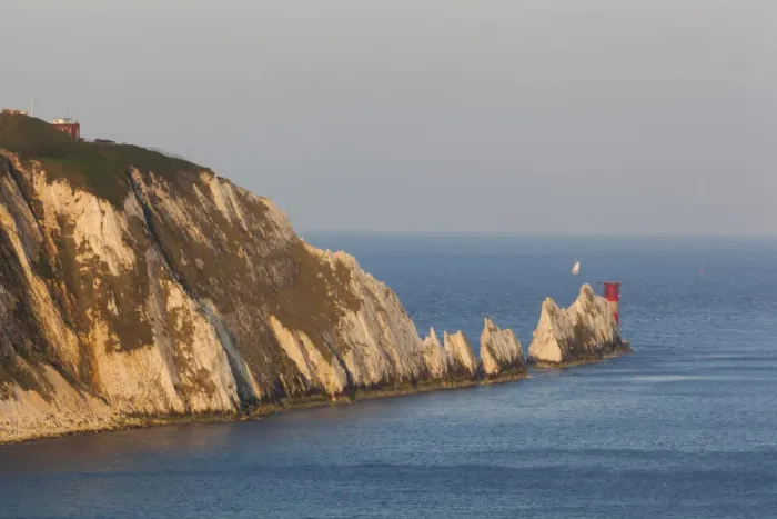 Framed Print : England, Hampshire, Isle of Wight, The Needles Framed Print : England, Hampshire, Isle of Wight, The Needles