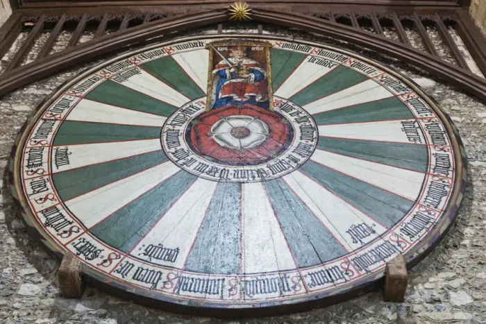 Framed Print : England, Hampshire, Winchester, Winchester Castle, The Great Hall, The Arthurian Round Framed Print : England, Hampshire, Winchester, Winchester Castle, The Great Hall, The Arthurian Round