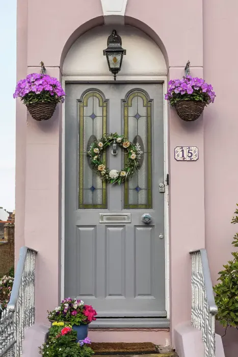Framed Print : England, Kent, Broadstairs, Colourful Residential Doorways Framed Print : England, Kent, Broadstairs, Colourful Residential Doorways