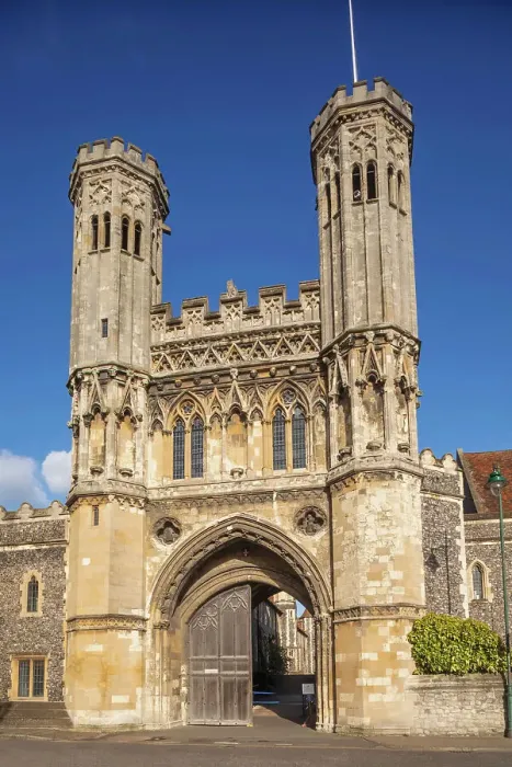 Framed Print : England, Kent, Canterbury, Kings School, The Abbot Fyndon's Great Gate Framed Print : England, Kent, Canterbury, Kings School, The Abbot Fyndon's Great Gate