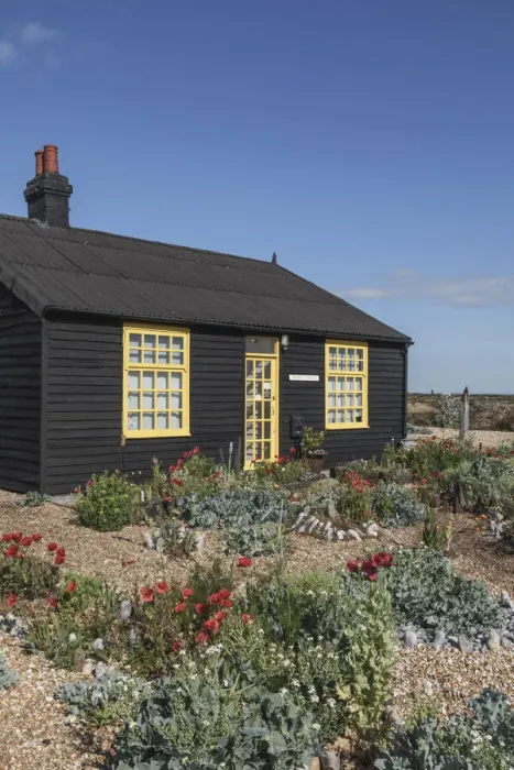 Framed Print : England, Kent, Dungeness, Prospect Cottage, The Former Home of Movie Director Derek Framed Print : England, Kent, Dungeness, Prospect Cottage, The Former Home of Movie Director Derek