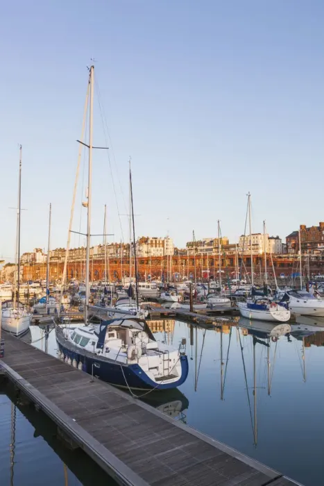 Framed Print : England, Kent, Ramsgate, Ramsgate Marina