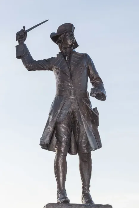 Framed Print : England, Kent, Westerham, Statue of General Wolfe Framed Print : England, Kent, Westerham, Statue of General Wolfe