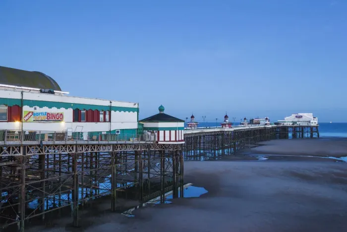 Framed Print : England, Lancashire, Blackpool, North Pier Framed Print : England, Lancashire, Blackpool, North Pier