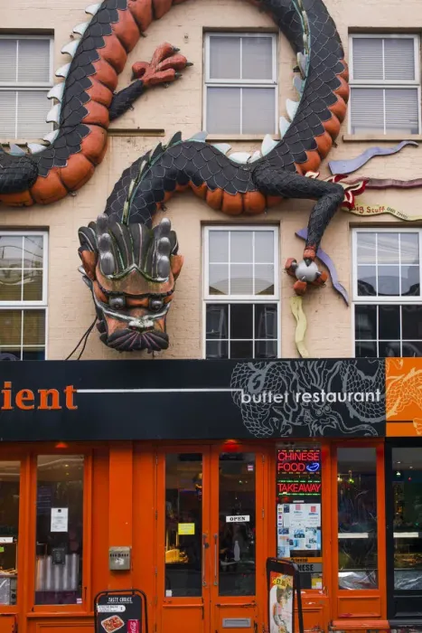 Framed Print : England, London, Camden, large Chinese dragon by Camden Market Framed Print : England, London, Camden, large Chinese dragon by Camden Market