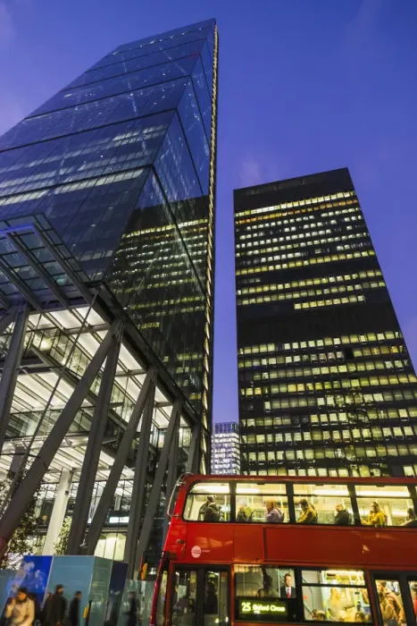 Framed Print : England, London, The City, The Leadenhall Building and St Helens Building Framed Print : England, London, The City, The Leadenhall Building and St Helens Building