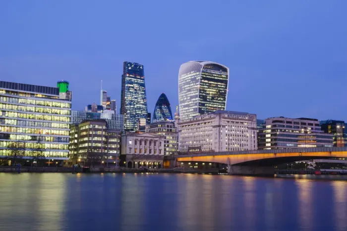 Framed Print : England, London, City of London Skyline Framed Print : England, London, City of London Skyline