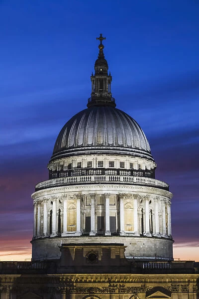 England, London, City of London, St. Pauls Cathedral, The Dome