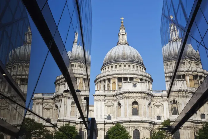 Framed Print : England, London, The City, St Pauls Cathedral Framed Print : England, London, The City, St Pauls Cathedral