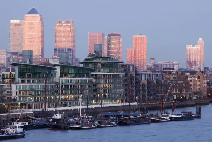 Framed Print : England, London, Docklands, Canary Wharf Framed Print : England, London, Docklands, Canary Wharf