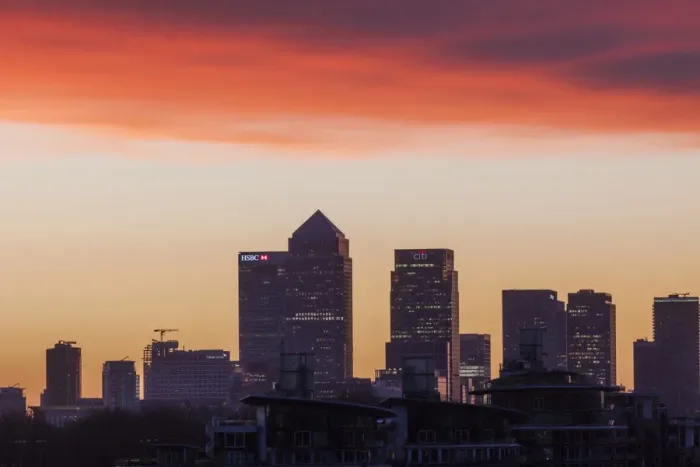 Framed Print : England, London, Docklands, Canary Wharf Skyline Framed Print : England, London, Docklands, Canary Wharf Skyline