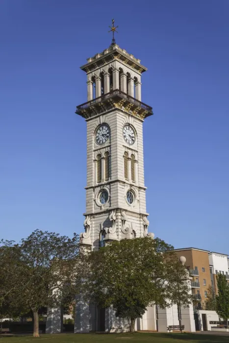 Framed Print : England, London, Islington, Caledonian Park, The Clock Tower Framed Print : England, London, Islington, Caledonian Park, The Clock Tower