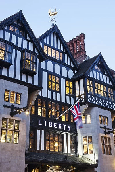 England, London, Liberty Department Store