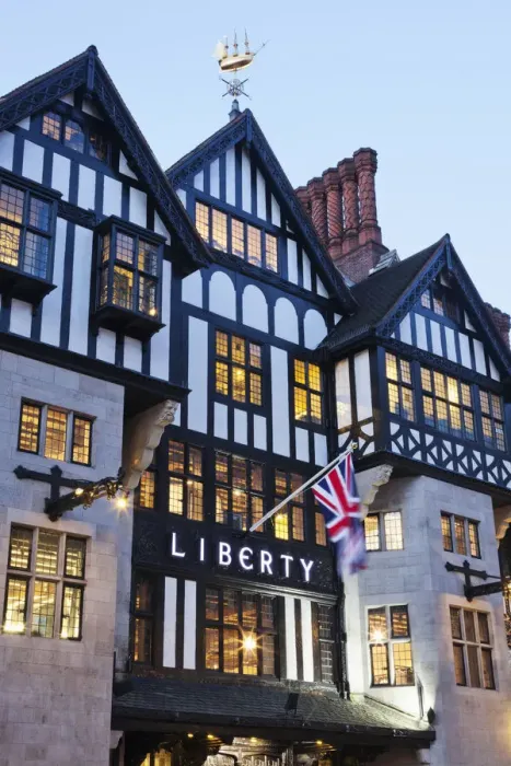 Framed Print : England, London, Liberty Department Store Framed Print : England, London, Liberty Department Store