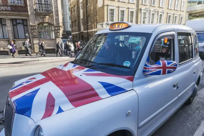 Framed Print : England, London, London Taxi Framed Print : England, London, London Taxi