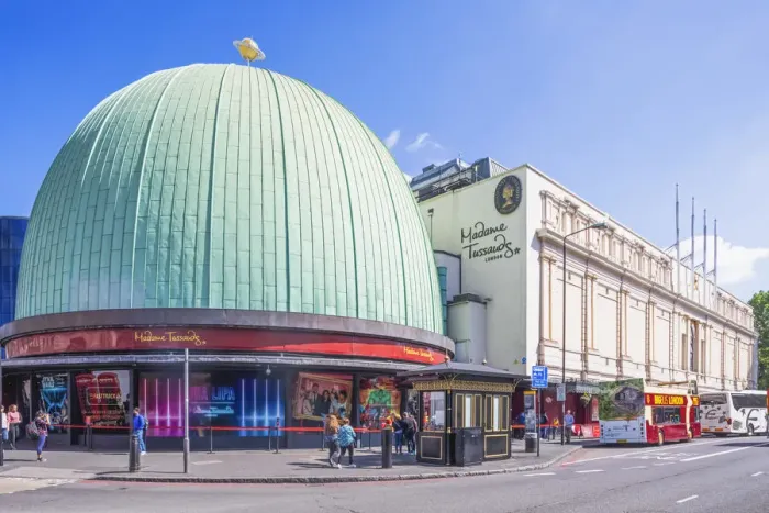 Framed Print : England, London, Marylebone, Exterior View of Madam Tussauds