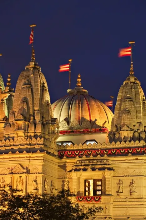Framed Print : England, London, Neasden, Shri Swaminarayan Mandir Temple illuminated for Hindu Festival of Diwali Framed Print : England, London, Neasden, Shri Swaminarayan Mandir Temple illuminated for Hindu Festival of Diwali