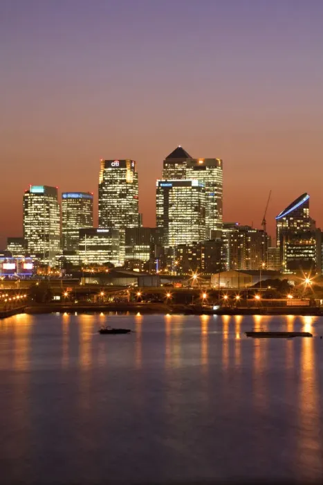 Framed Print : England, London, Newham, Royal Victoria Docks, Canary Wharf buildings and city skyline Framed Print : England, London, Newham, Royal Victoria Docks, Canary Wharf buildings and city skyline