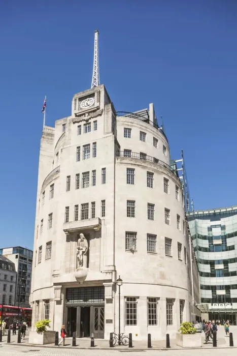 Framed Print : England, London, Portland Place, The BBC Broadcasting House