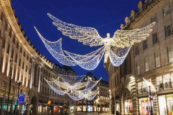 Framed Print : England, London, Regent Street, Christmas Lights Framed Print : England, London, Regent Street, Christmas Lights