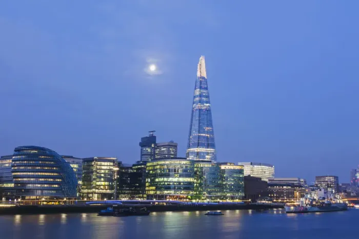 Framed Print : England, London, The Shard and Southwark Skyline Framed Print : England, London, The Shard and Southwark Skyline