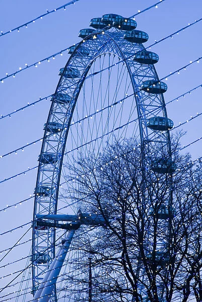 England, London, Southbank, London Eye