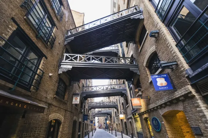 Framed Print : England, London, Southwark, Shad Thames, Converted Warehouses Framed Print : England, London, Southwark, Shad Thames, Converted Warehouses