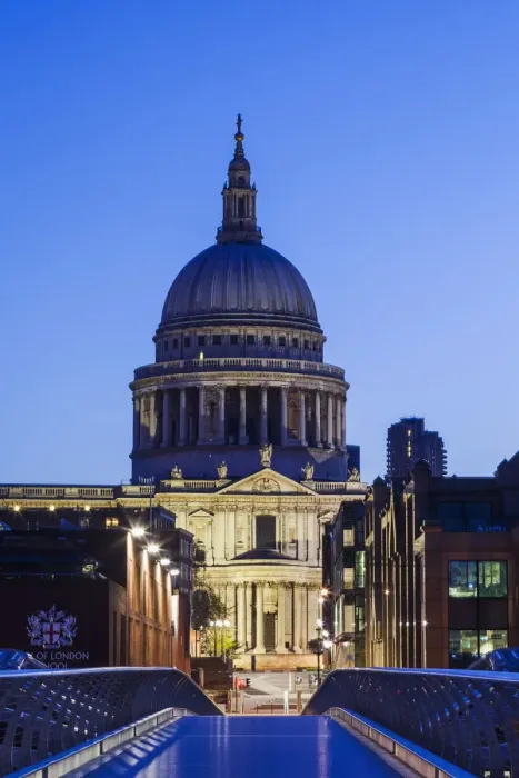 Framed Print : England, London, St. Pauls Cathedral and City Skyline Framed Print : England, London, St. Pauls Cathedral and City Skyline