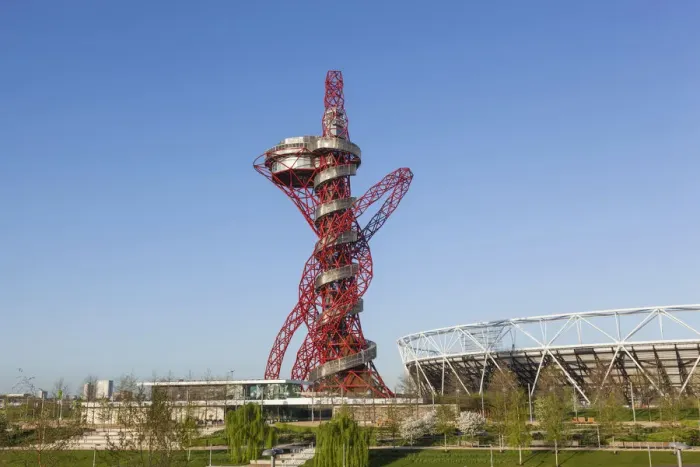 Framed Print : England, London, Stratford, Queen Elizabeth Olympic Park, ArcelorMittal Orbit Sculpture Framed Print : England, London, Stratford, Queen Elizabeth Olympic Park, ArcelorMittal Orbit Sculpture