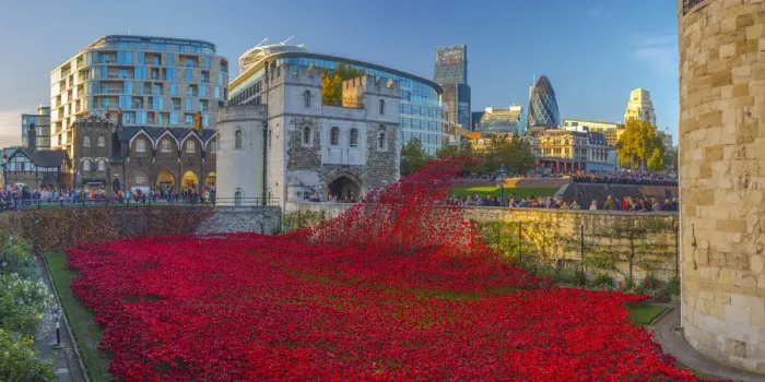 Framed Print : England, London, Tower of London, Blood Swept Lands and Seas of Red by ceramic artist