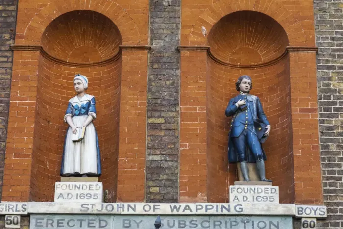 Framed Print : England, London, Wapping, St. John of Wapping School Apartments Framed Print : England, London, Wapping, St. John of Wapping School Apartments