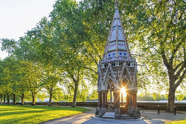England, London, Westminster, Victoria Tower Gardens, The Anti-Slavery Memorial