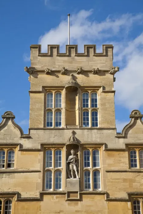 Framed Print : England, Oxfordshire, Oxford, HighStreet, University College Framed Print : England, Oxfordshire, Oxford, HighStreet, University College