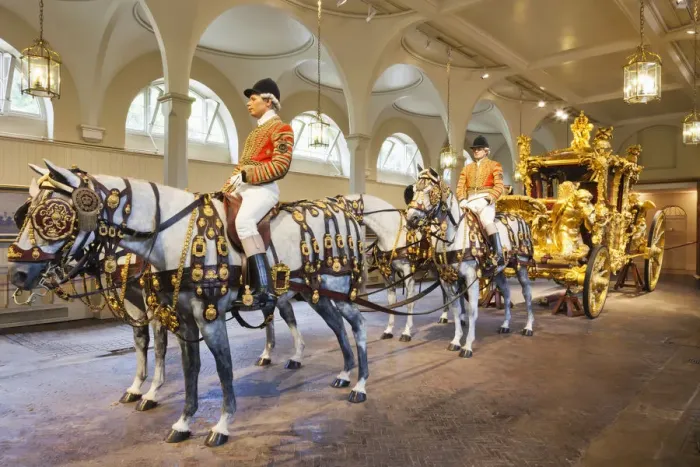 Framed Print : England, Surrey, London, Buckingham Palace, The Royal Mews, The Great Britannia Coach Framed Print : England, Surrey, London, Buckingham Palace, The Royal Mews, The Great Britannia Coach