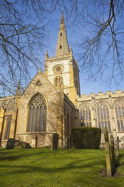 England, Warwickshire, Stratford-upon-Avon, Holy Trinity Church and Shakespeare s