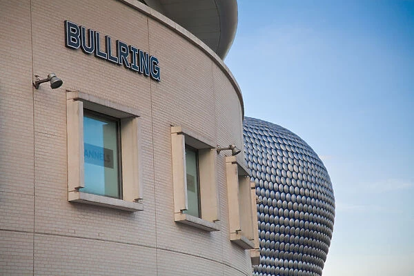 England, West Midlands, Birmingham, Bull Ring Shopping Center, and Selfridges building