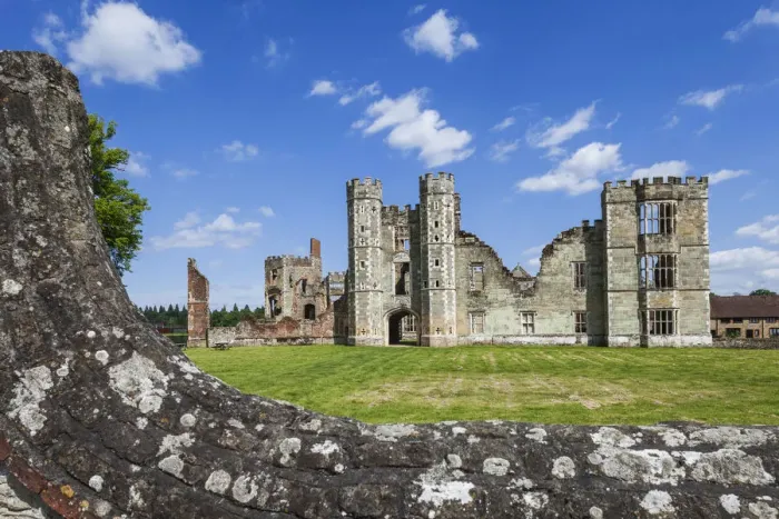 Framed Print : England, West Sussex, Midhurst, Cowdray Castle Framed Print : England, West Sussex, Midhurst, Cowdray Castle