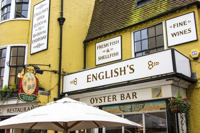 Framed Print : Englishs - traditional seafood restaurant in Brighton, East Sussex, England Framed Print : Englishs - traditional seafood restaurant in Brighton, East Sussex, England