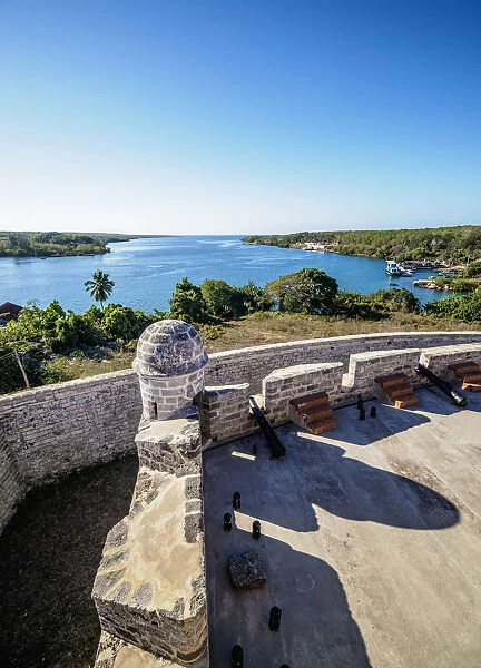Entrance to the Cienfuegos Bay seen from Castillo de Jagua, Jagua Fortress, Cienfuegos