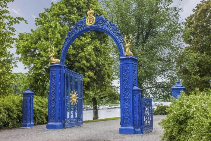 Framed Print : Entrance to Djurgarden Park in Stockholm, Sweden Framed Print : Entrance to Djurgarden Park in Stockholm, Sweden