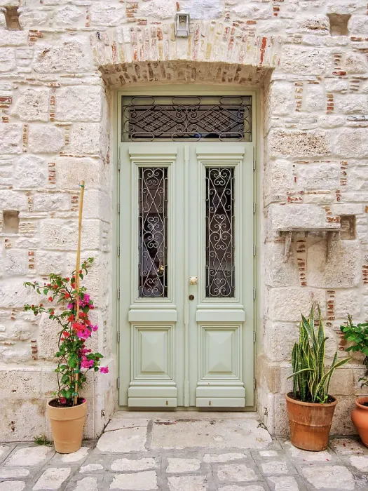 Framed Print : Entrance Door, Pythagoreio, Samos Island, North Aegean, Greece Framed Print : Entrance Door, Pythagoreio, Samos Island, North Aegean, Greece