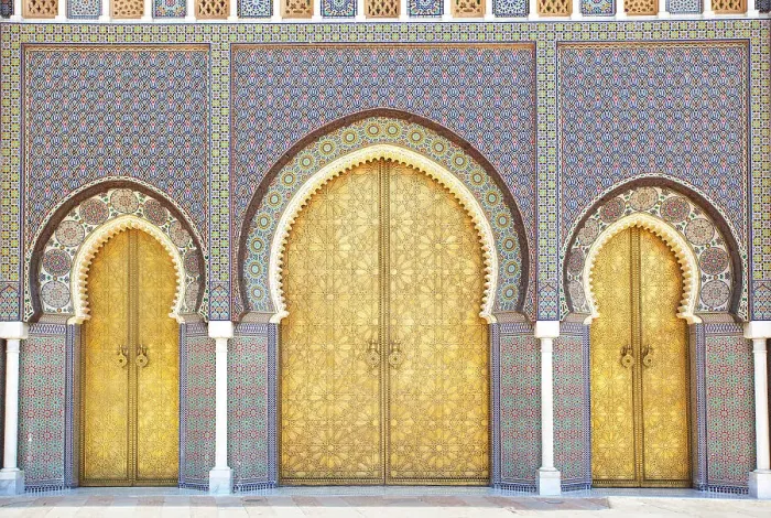 Framed Print : Entrance doors of the Fez Royal Palace (Dar El-Makhzen), Place des Alaouites, Fes, Morocco Framed Print : Entrance doors of the Fez Royal Palace (Dar El-Makhzen), Place des Alaouites, Fes, Morocco